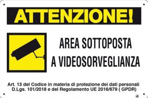 Cartello di Area Videosorvegliata: come essere in regola